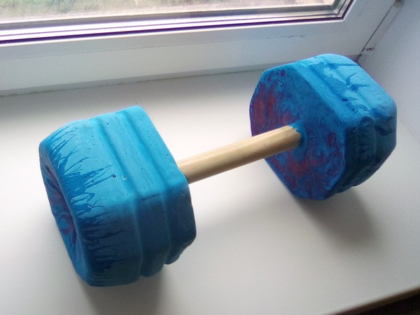 Cement dumbbells - Sports equipment, Dumbbells, Cement, With your own hands, Cheap and angry, Craft, Longpost
