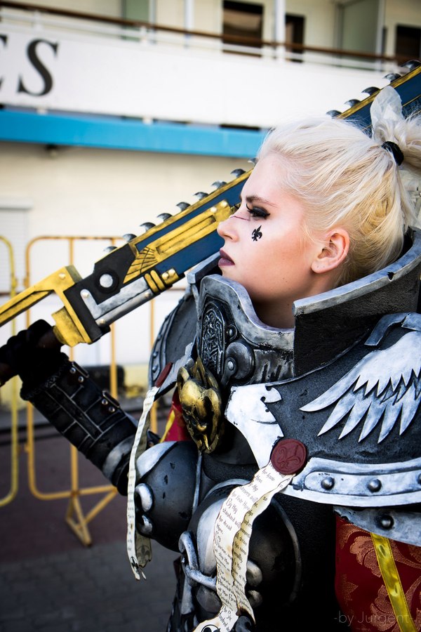 My cosplay Sister of battle - My, Cosplay, Warhammer 40k, Adepta Sororitas, Warhammer cosplay, Girls, Longpost, Female cosplay