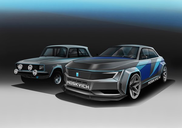 Design project Moskvich 2020 - Moskvich, Motorists, Auto, Car, Longpost