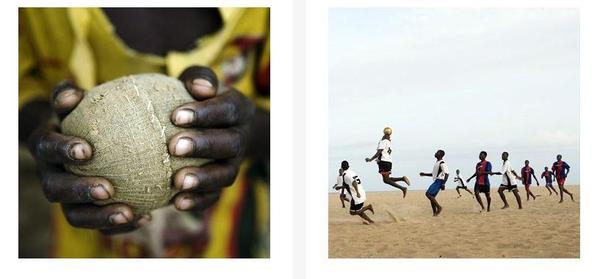 Дворовый футбол в Африке Африка, Футбол, Длиннопост