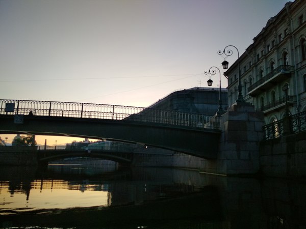 Water, granite and 43 bridges. - My, Saint Petersburg, Channel, Walk, Kayak, Longpost