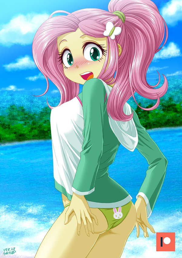 Swimsuits Shy My Little Pony, Equestria Girls, Fluttershy, MLP Edge, Uotapo...