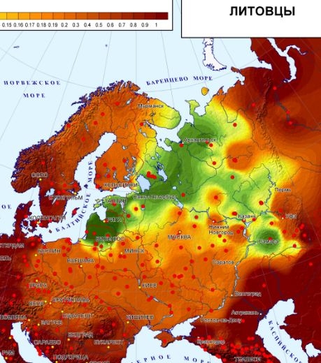 Gene pool of the peoples of North-Eastern Europe. - Genetics, People, Finns, Karelians, Latvians, Estonians, Lithuanians, Komi, Longpost