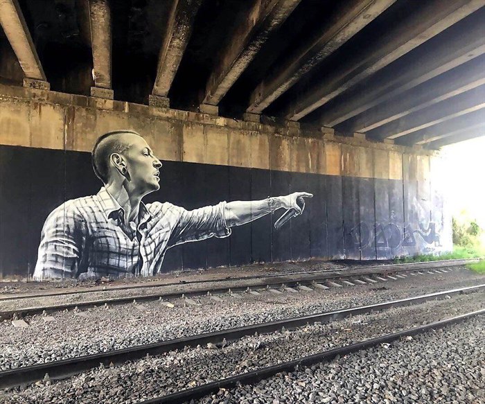 Street art Chester - Street art, Chester, Linkin park, Chester Bennington