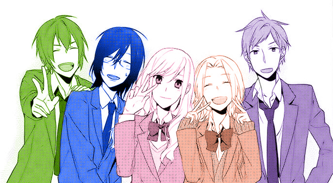 Colorful days - Манга, Аниме, Horimiya, Iura Shu, Miyamura Izumi, Hori Kyoko, Yoshikawa Yuki, Ishikawa Toru