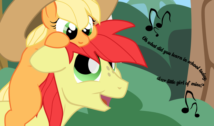 What did you learn today My Little Pony, Applejack, Bright Mac