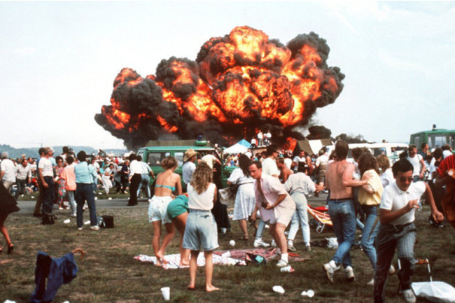 One of the biggest airshow disasters - Airshow, Plane crash, , Video, Longpost, Rammstein