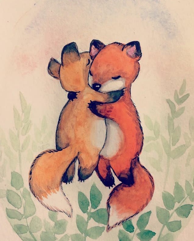 Hugs - My, Drawing, Hugs