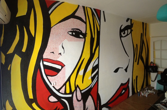 Pop-art, or how I decorated the walls in my apartment) - Art, My, My, Liechtenstein