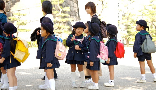 September 1 in different countries. - School, 11 September, Children, Students, Road, Country, Longpost