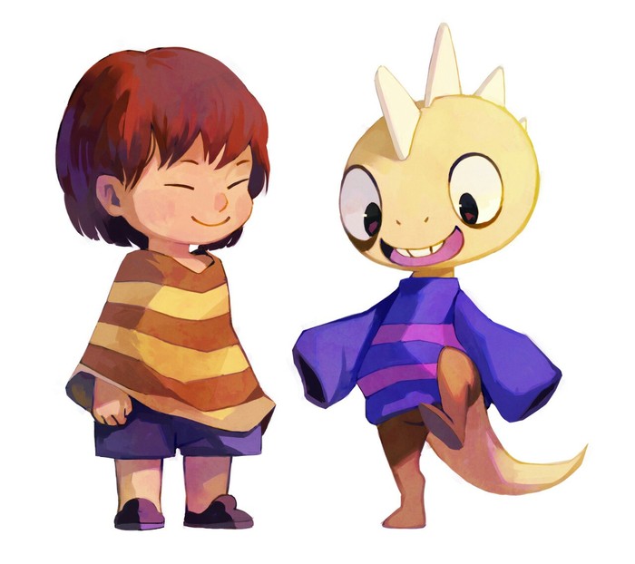 Nice makeover - Undertale, Frisk, Monster Kid