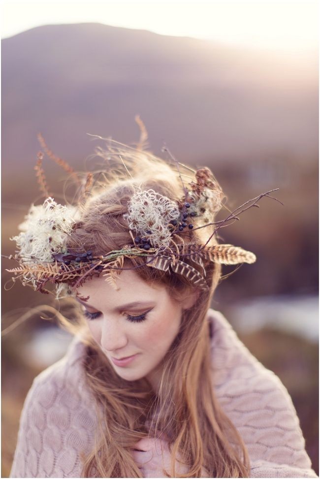 Pagan slavic style - The photo, Girls, Wreath, Horns, Paganism, Slavs, Longpost