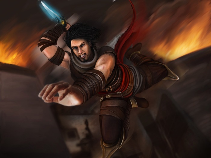 Prince of Persia kindred blades fan art - Моё, Prince of Persia: Kindred Blad, Принц Персии, Фан-Арт, Prince of Persia 3, Kindred blades