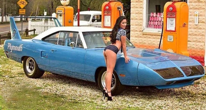1970 Plymouth Superbird - Plymouth Superbird, Auto, Car, Girls, Beautiful girl, Muscle car