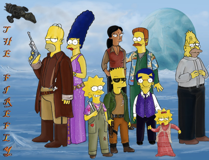 So Firefly meets The Simpsons Serenity, , ,  