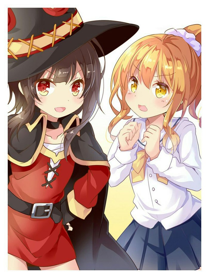 Megumin & Megumin - Megumin, Konosuba, Eromanga-Sensei, Anime Art, Аниме