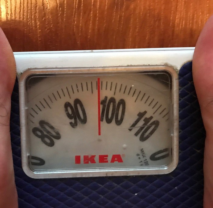 Weight loss: day 22. Starting weight 112 kg, today 96.4 kg. Total dropped 15.6 kg - My, Actionblog, Slimming, Sport, Longpost