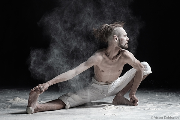 Photographing yoga with flour - My, Yoga, Asana, The photo, Portrait, Sport, My, Fujifilm, Longpost