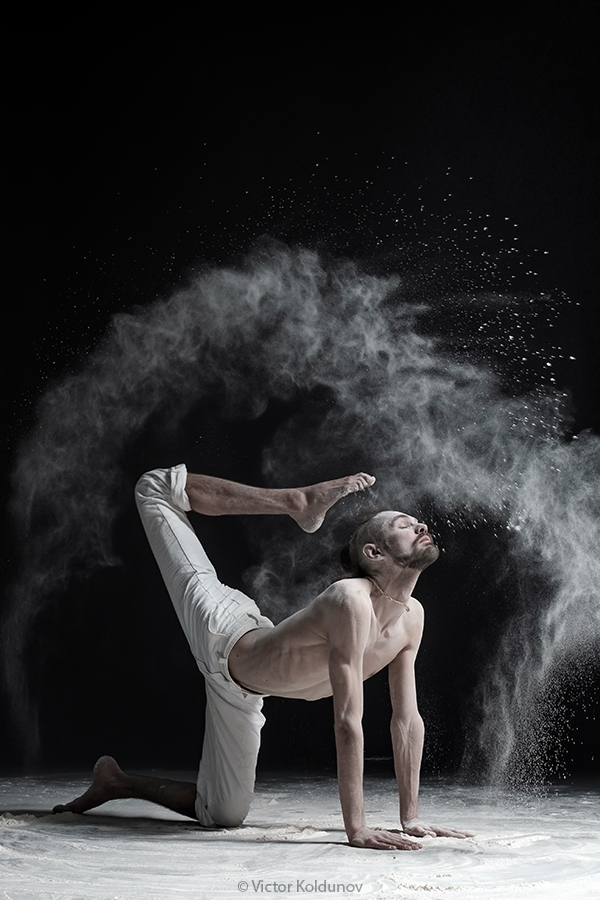 Photographing yoga with flour - My, Yoga, Asana, The photo, Portrait, Sport, My, Fujifilm, Longpost