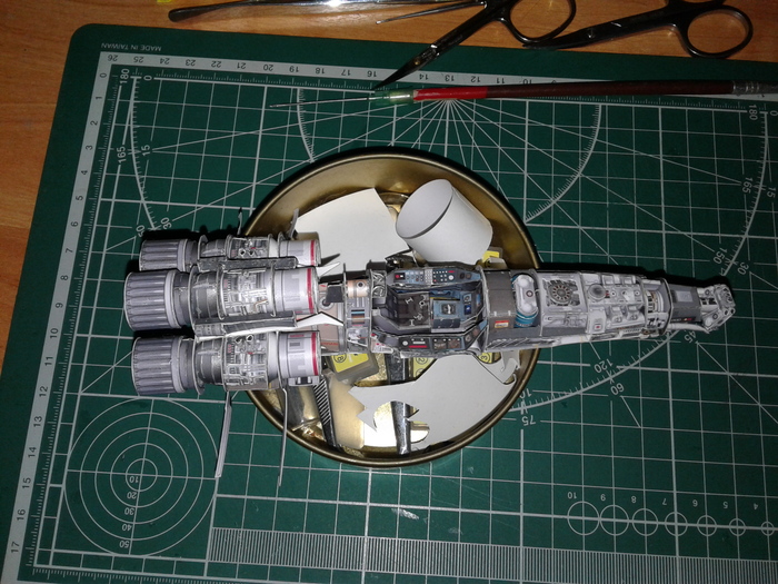 Colonial Viper Mark II.   . Papercraft, , Battlestar Galactica,   , Starbucks, 