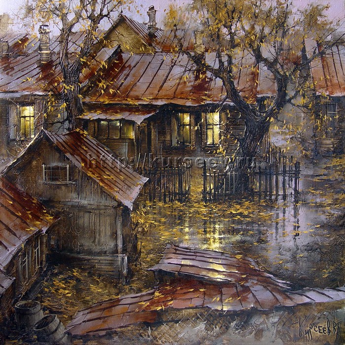 Painting for the soul. - Painting, Painting, Artist, Beautiful, , Autumn, Longpost