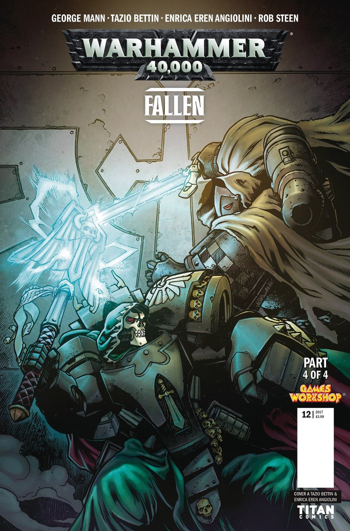 Recently, the covers of the 12th issue of the comic book Will of Iron\Revelations\Fallen got into the network. - Warhammer 40k, Warhammer, Dark Angels, Comics, , Wh News, Longpost