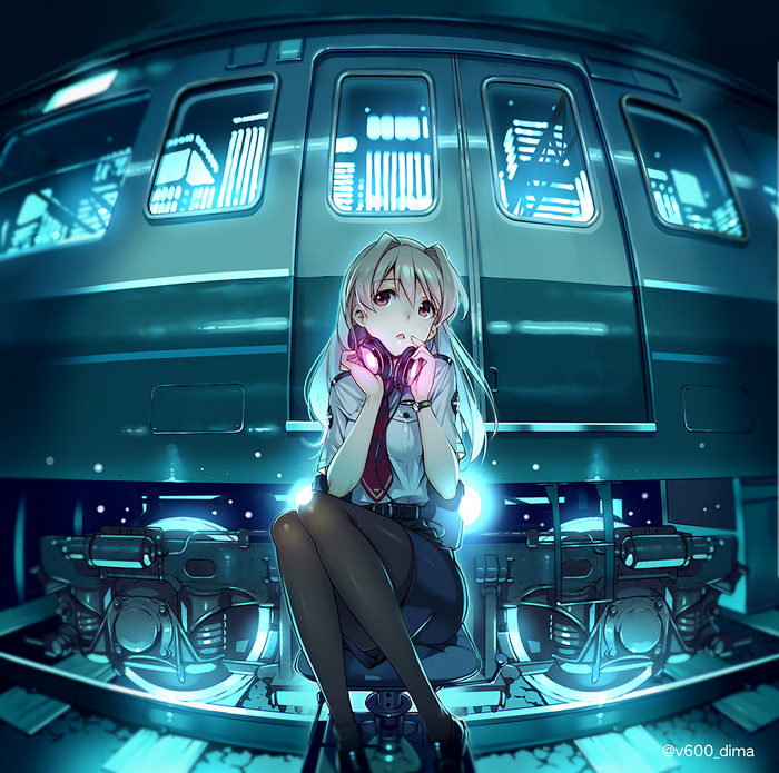 Haruka Koumi - Anime Art, Аниме, Rail wars!, Haruka Koumi, Vania600