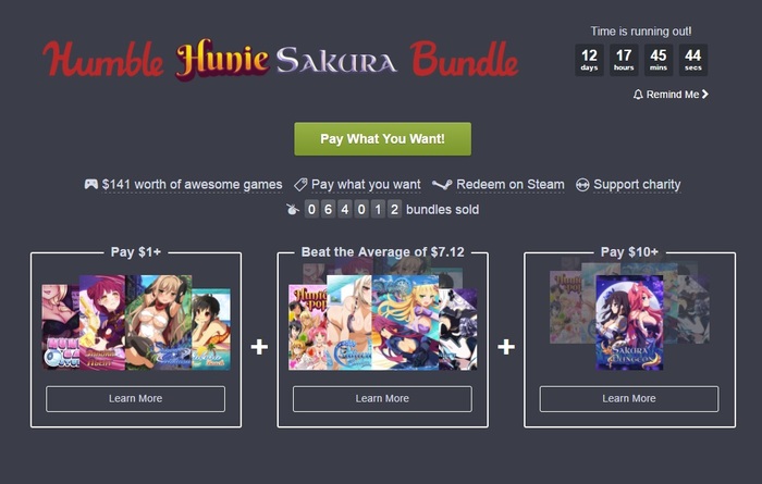 ����� ���� ��� ��������� ����� - Humble Hunie Sakura Bundle