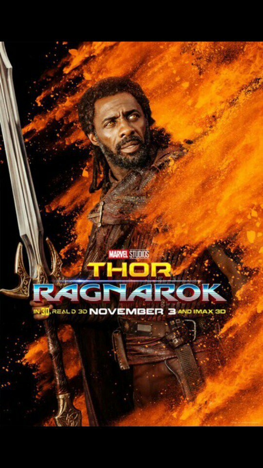 Character posters of the movie Thor: Ragnarok - Movies, Thor 3: Ragnarok, Movie Posters, Longpost, Cinematic universe