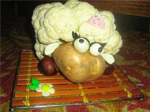 Crafts from vegetables and fruits. - Vegetables, Vegetables and fruits, Фрукты, Crafts, Longpost