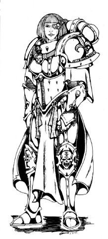 Sisters of battle - Adepta Sororitas, Warhammer 40k, Art, Wh Art, Longpost