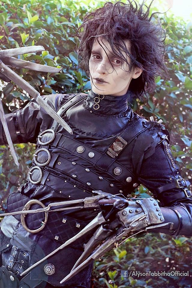 Edward and Kim cosplay - Edward Scissorhands, Косплей, Эдвард, Kim, Alyson Tabbitha, Длиннопост