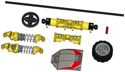 История lego technic (2001-2008) - Моё, LEGO, LEGO technic, Игрушки, История, Гифка, Длиннопост