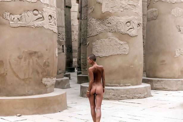 Model jailed - NSFW, Ancient Egypt, Temple, Fashion model, Nudity, Prison, Heresy, Nothing extra, Longpost