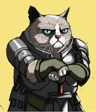 Just cool art - cat, Art, Knight, Knights