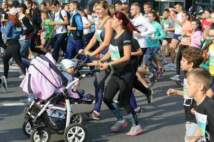 Half marathon in Minsk and here mothers - Half marathon, Minsk, Yamma