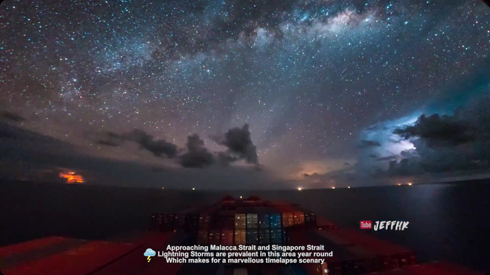 30 Days Timelapse at Sea , , , , 