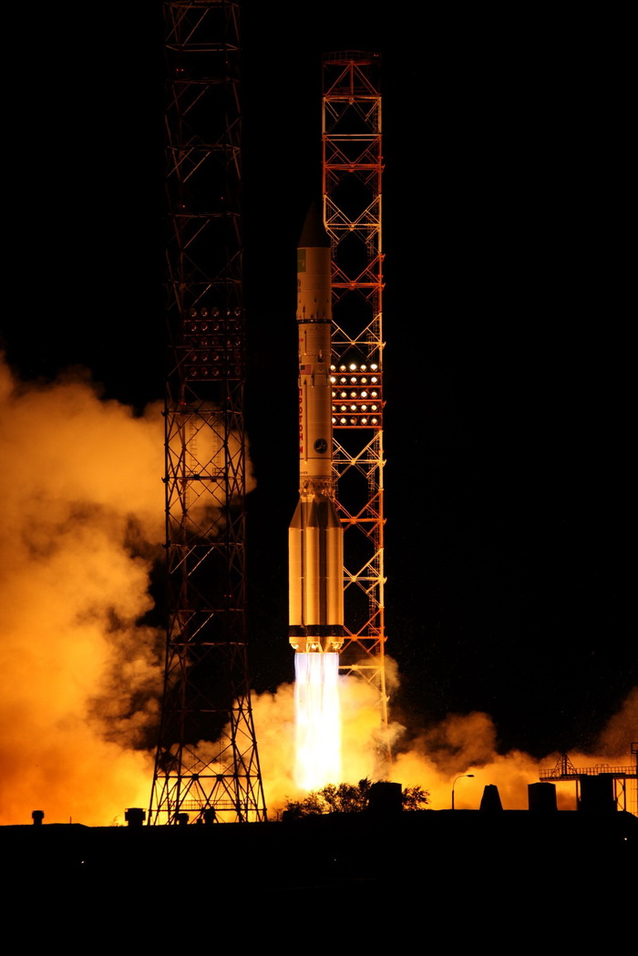 Proton-M successfully launched from Baikonur - Space, Rocket, Running, Proton-m, Baikonur, Roscosmos, Video, Longpost