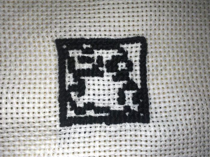 Embroidery based on the game Super Mario Bros - My, Handmade, Handmade, Mario, Video game, 8 bit, Embroidery, Longpost