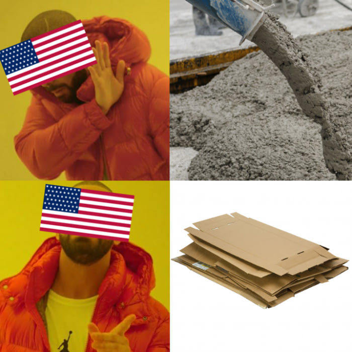 Thin - USA, Memes, Building, House, Box, Hurricane, Destruction