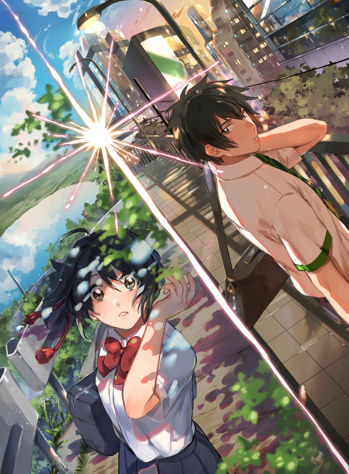 Taki and Mitsuha (squidsmith) [Kimi no na wa.]