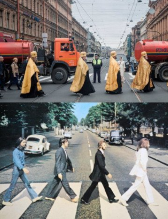 Two worlds - Saint Petersburg, The beatles, ROC