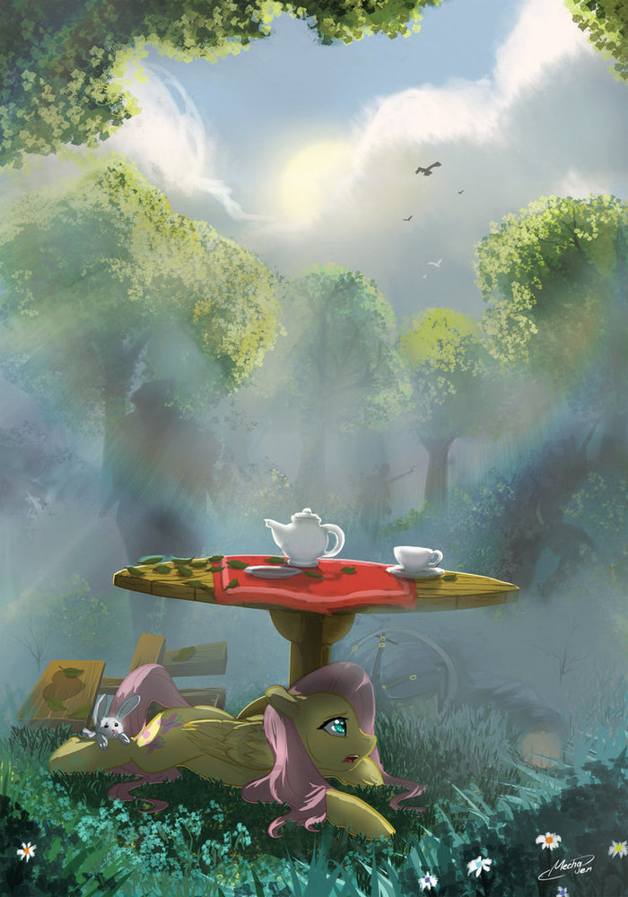      My Little Pony, Ponyart, Fluttershy