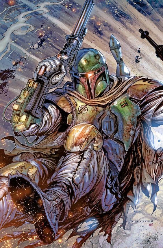 Irresistible and brutal Boba Fett - Star Wars, Boba95fet, Art, Longpost, Tag