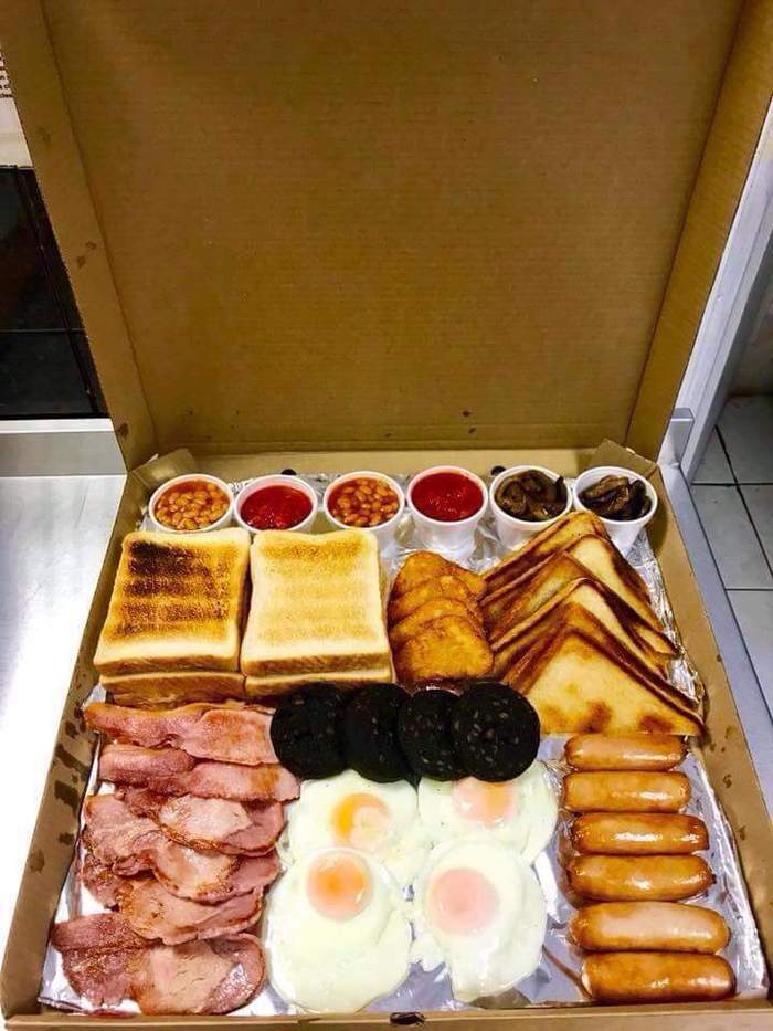 Английский завтрак Англия, Завтрак