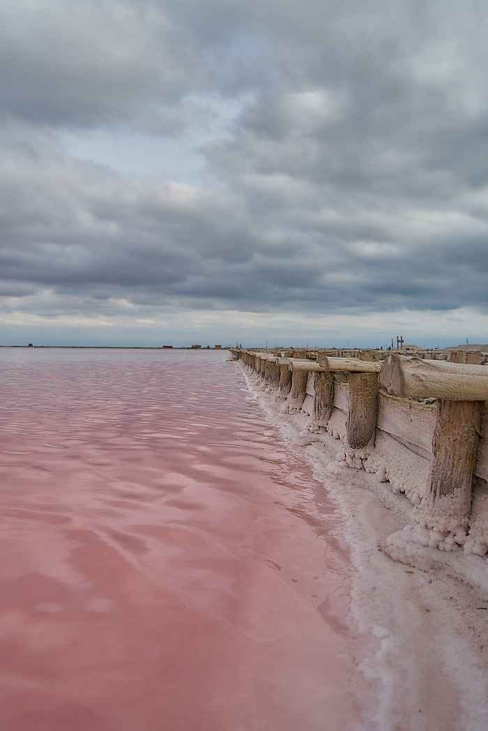 Salt is mined here. Salt lakes near the city of Saki (Crimea). Some species are simply Martian). Shot on Sony A7, 24-70/4 ZA - Landscape, Longpost, My, Sony