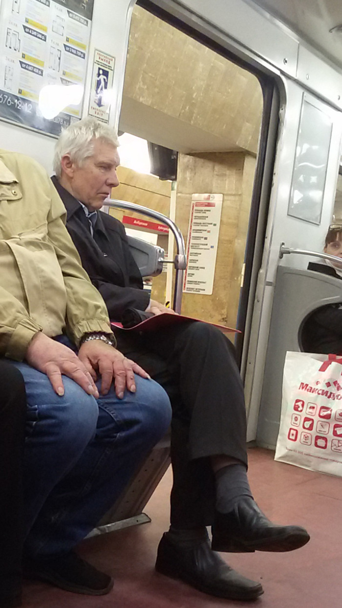 Just rode the subway today with Harrison Ford - Harrison Ford, My, Metro, The photo, It seemed