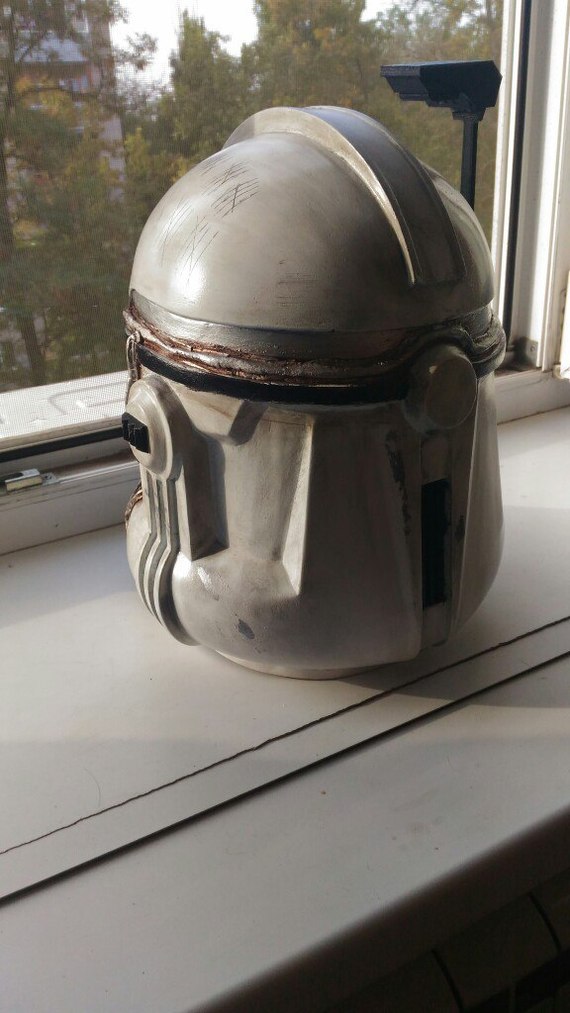 Captain Rex helmet from the Star Wars universe - Star Wars, Craft, Friday, Helmet, With your own hands, Handmade, Longpost