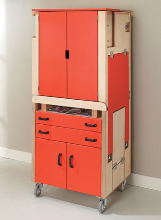 An option for those who like to work with their hands, but do not want to spoil the interior - Situation, Cabinet-workshop, Pinterest