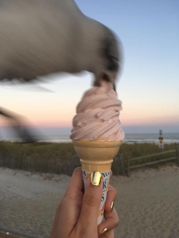 My! - The photo, Seagulls, Ice cream